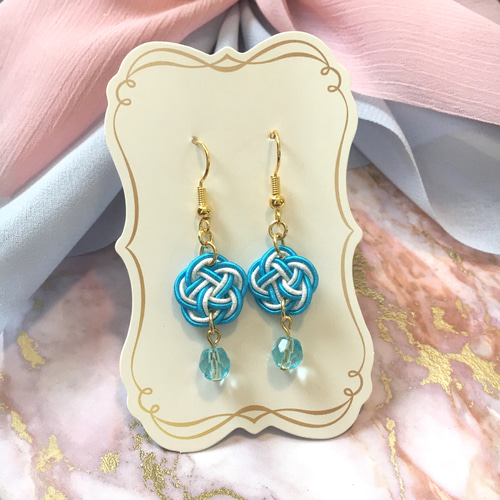 ∞つぶつぶ∞/水引ピアス | tietie kanazawa