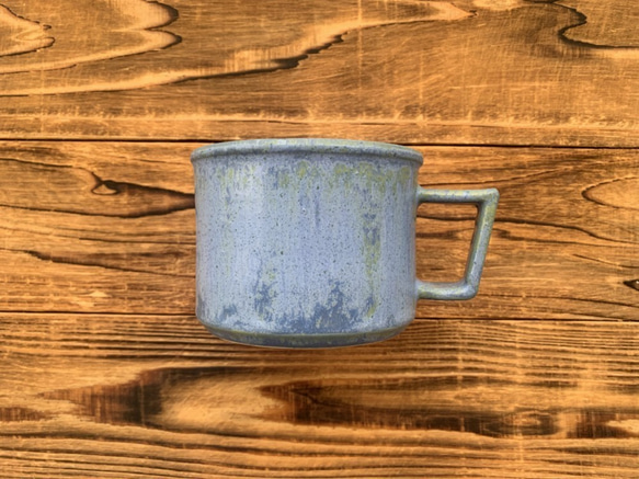 unevenly shaped cup/Indigo【マグカップ/高台なし】 2枚目の画像