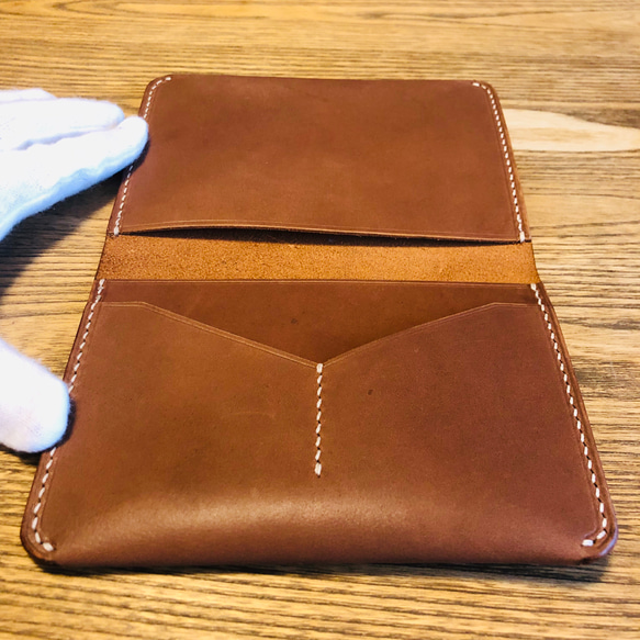 パスポート用レザー　ケース　 Leather case for Passport 7枚目の画像