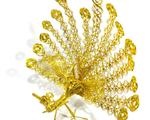 ❣️縁起物❣️】水引飾り ～孔雀～ 立体・オブジェ さぬき水引 〜結納