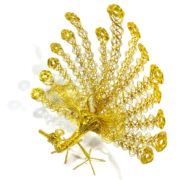 ❣️縁起物❣️】水引飾り ～孔雀～ 立体・オブジェ さぬき水引 〜結納