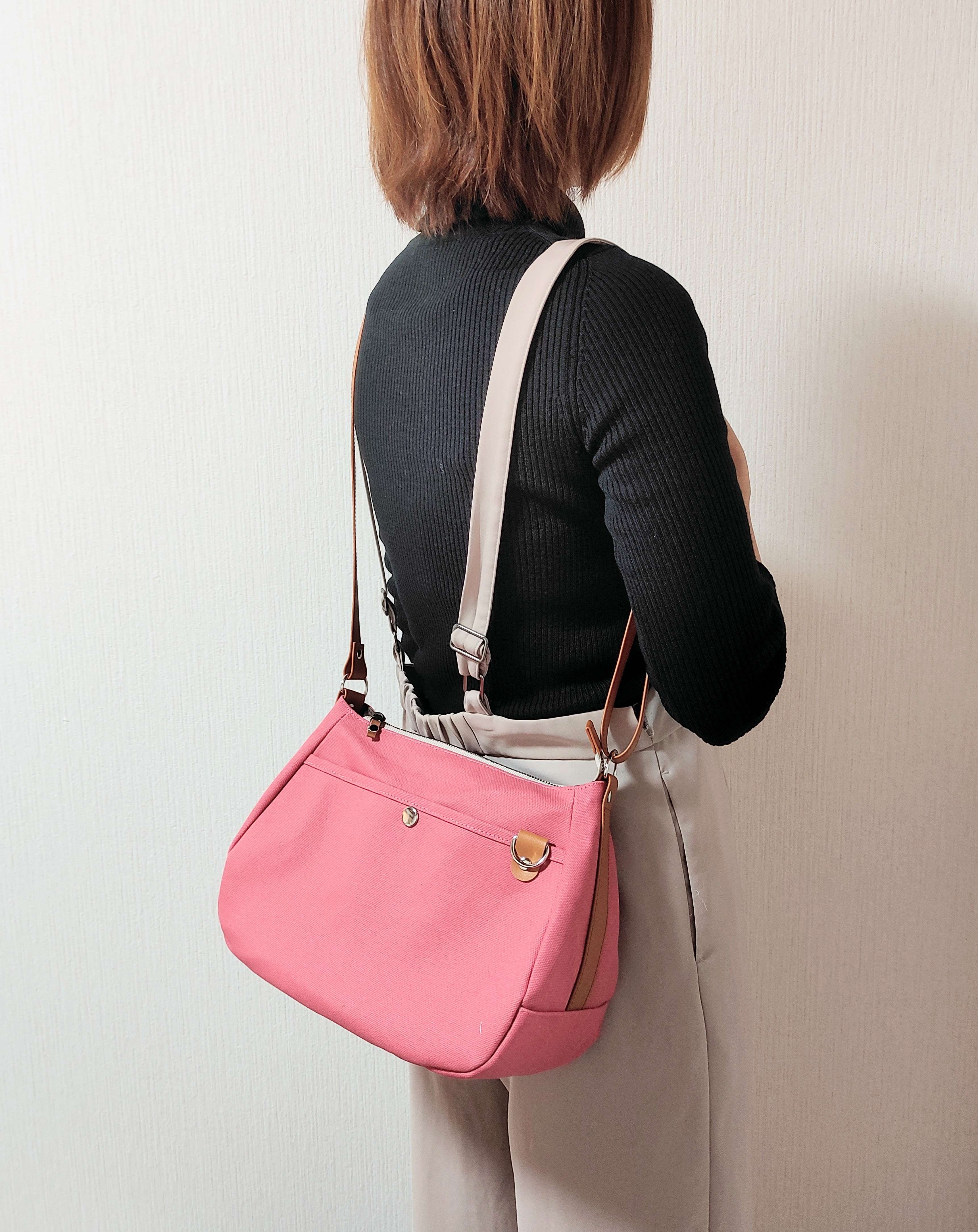 ♡専用♡ マチ広ふりるバッグ　マチ付きポーチ　ショルダー紐　ハンドメイド 専用 マチ広ショッパー型バッグ ハンドメイド｜Yahoo!フリマ（旧