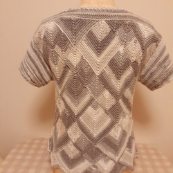 ドミノ編みセーター 3枚目の画像