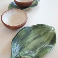 ココナッツ葉皿セット 1枚目の画像