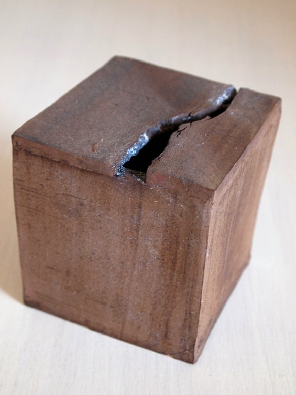 Box vase No.7 (Stained wood) 1枚目の画像