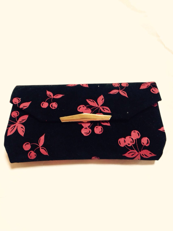 印伝 さくらんぼ柄 長財布 季節限定】「桜模様の印伝」シリーズ発売（2