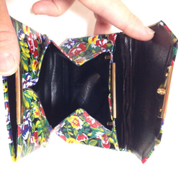 手作り財布 花柄 2枚目の画像