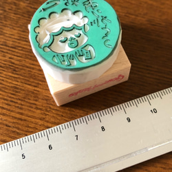 ◇先行販売◇天使ちゃんありがとスタンプ　 angel eraser stamp 2枚目の画像