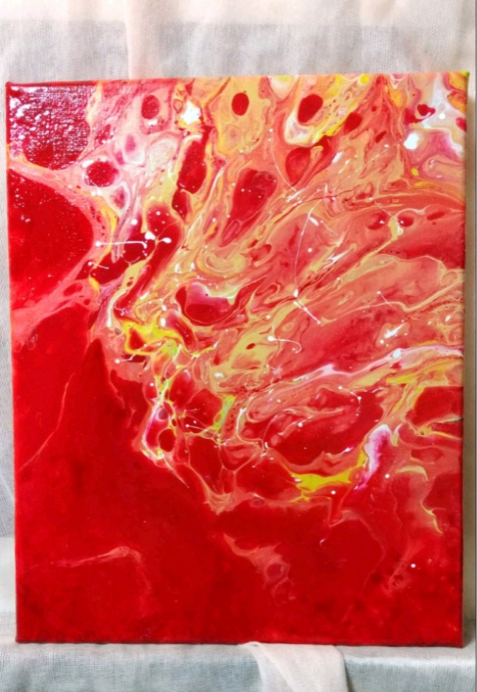 2022年製作#3】現代アート抽象画フルイドアートアクリル画