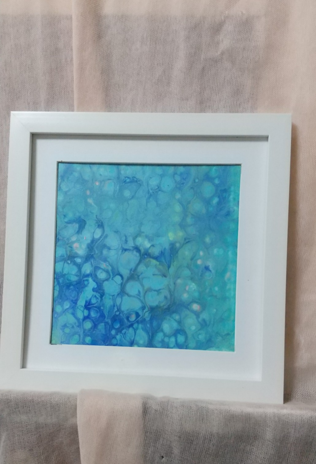 2022年製作#001】現代アート抽象画フルイドアートアクリル画