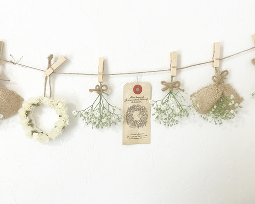 ドライフラワーガーランド☆期間限定セール ドライフラワー ruru