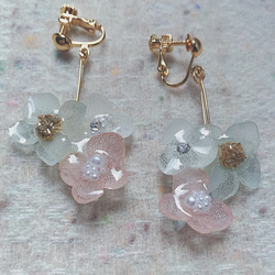 ⭐︎ハンドメイド⭐︎花柄アクセサリー⭐︎レジンアクセサリー