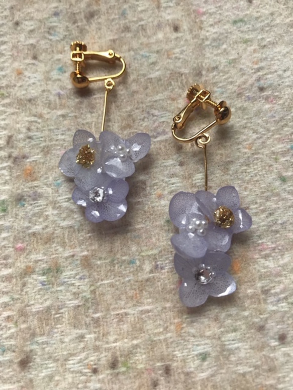 ⭐︎ハンドメイド⭐︎花柄アクセサリー⭐︎レジンアクセサリー
