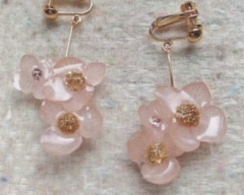 ⭐︎ハンドメイド⭐︎花柄アクセサリー⭐︎レジンアクセサリー