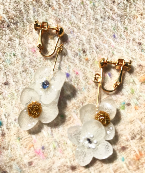 ⭐︎ハンドメイド⭐︎花柄アクセサリー⭐︎レジンアクセサリー
