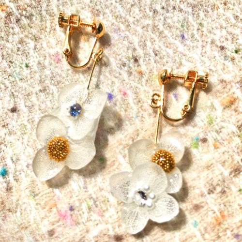 ⭐︎ハンドメイド⭐︎花柄アクセサリー⭐︎レジンアクセサリー