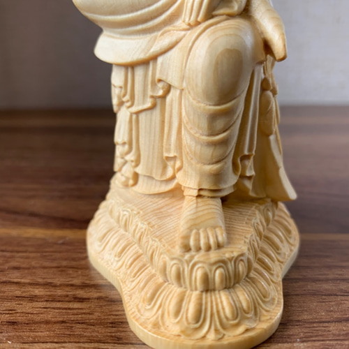 仏像 弥勒菩薩半跏思惟像 木彫 檜木 その他置物 楽天ショップ【星凌