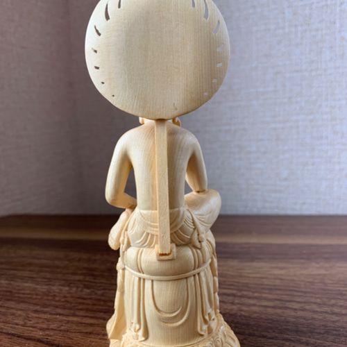 仏像 弥勒菩薩半跏思惟像 木彫 檜木 その他置物 楽天ショップ【星凌