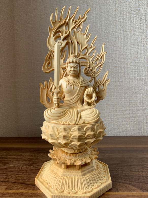 仏像 木彫 不動明王像 檜木 その他置物 楽天ショップ【星凌商店 仏像 木彫 不動明王像 檜木 その他置物 楽天ショップ【星凌商店