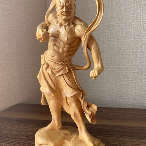 仏像　木彫　金剛力士像　ツゲ 仏像 木彫 金剛力士像 ツゲ 彫刻 楽天ショップ【星凌商店】 通販