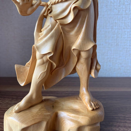 仏像 木彫 金剛力士像 ツゲ 彫刻 楽天ショップ【星凌商店】 通販
