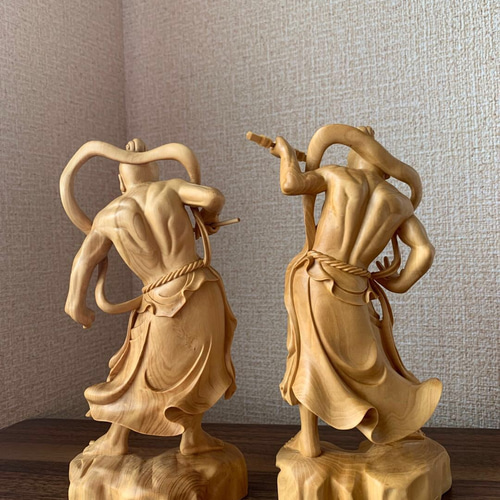 仏像 木彫 金剛力士像 ツゲ 彫刻 楽天ショップ【星凌商店】 通販