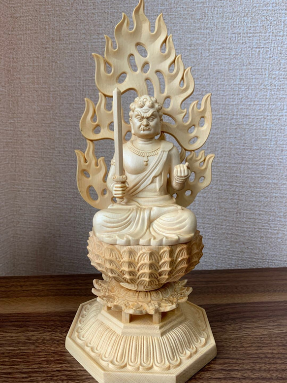 仏像 木彫 不動明王像 檜木 その他置物 楽天ショップ【星凌商店】 通販 