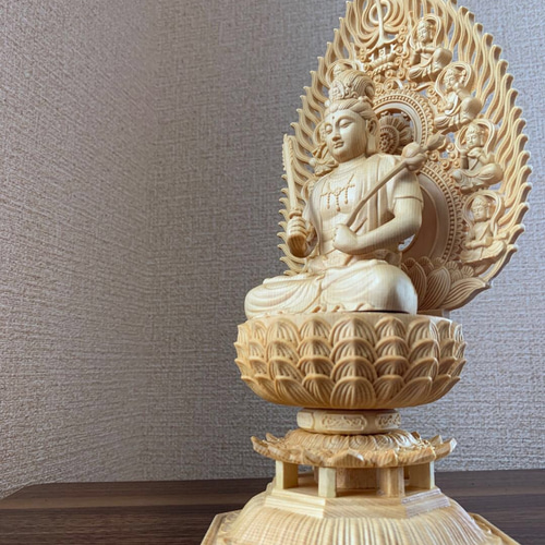 仏像 木彫 虚空蔵菩薩像 檜木 その他置物 楽天ショップ【星凌