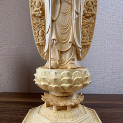 仏像　木彫　地蔵菩薩像　檜木 2枚目の画像