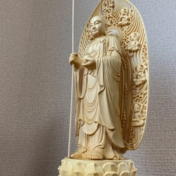仏像　木彫　地蔵菩薩像　檜木 8枚目の画像