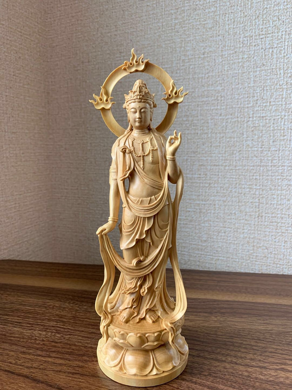 極上品 木彫仏像 阿弥陀如来三尊 観音菩薩 勢至菩薩 仏教工芸品 木彫仏像 極上品