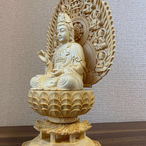 仏像 木彫 観音菩薩像 檜木 その他置物 楽天ショップ【星凌商店】 通販 