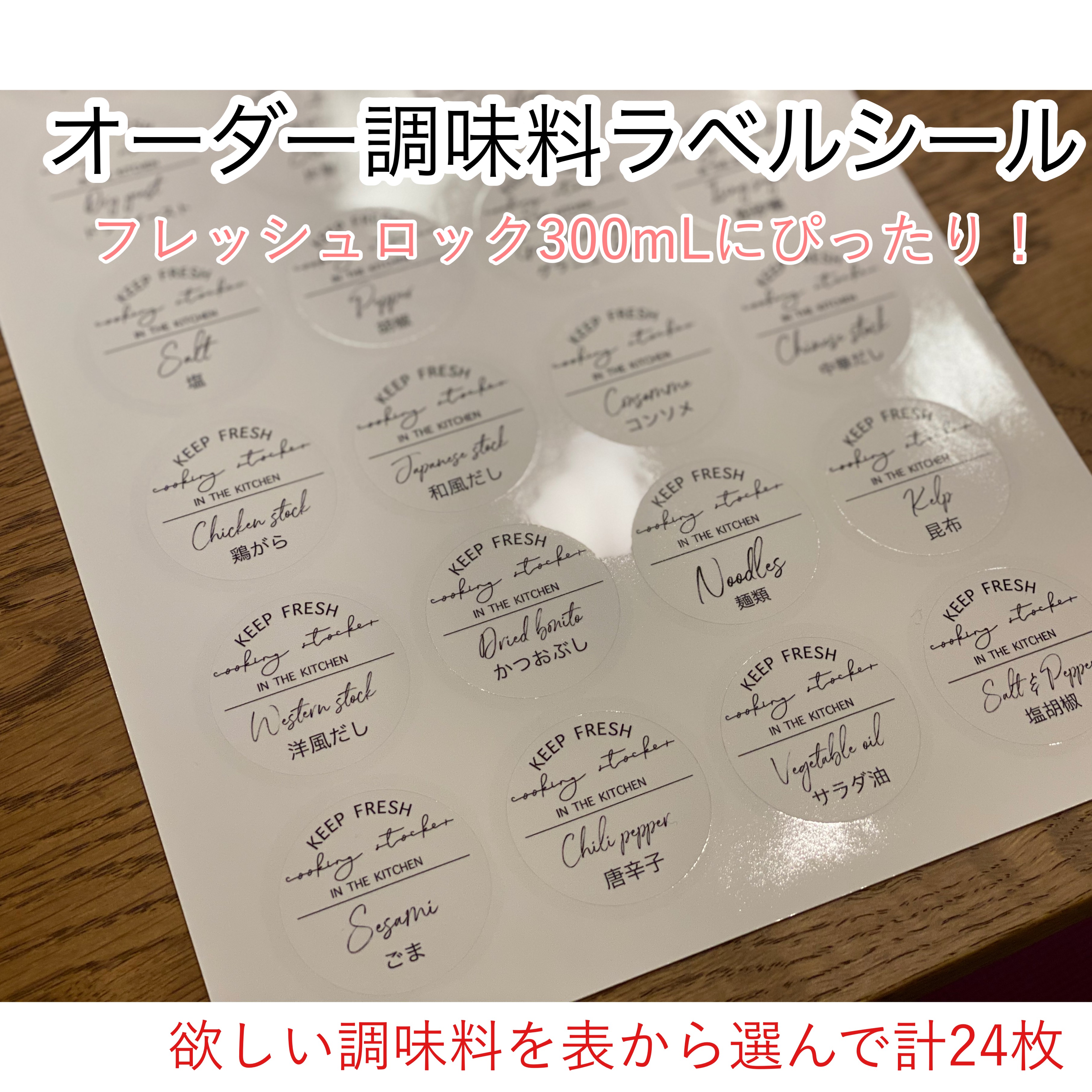 Miranda 調味料入れ・ラベル
