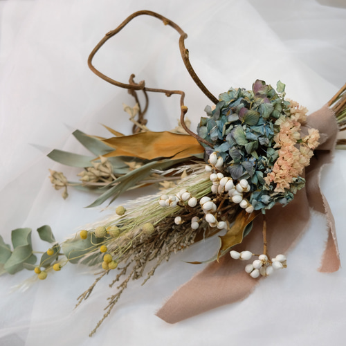 ❤購入時32万円❤作家物パンフラワーモチーフ四季の花束オリジナルデザイン❤超美品 LOVE FLOWER