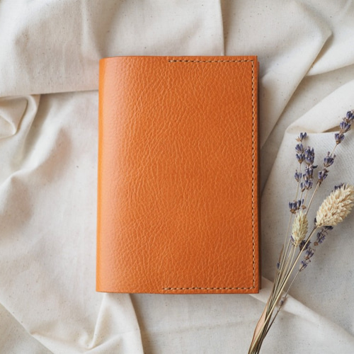 イタリアンレザー本革ノートカバー A6 タンニンなめし革 いれ いす