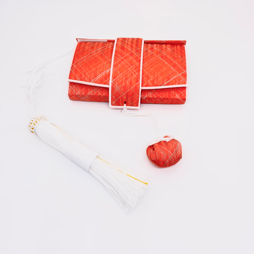 花嫁和装 はこせこ かいけん 【新品 婚礼用/筥迫・懐剣2点セット】朱赤