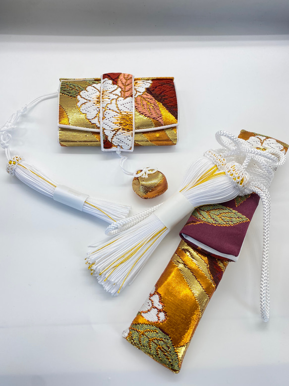 一点物】花嫁和装 はこせこ かいけん【新品 婚礼用/筥迫・懐剣2点  