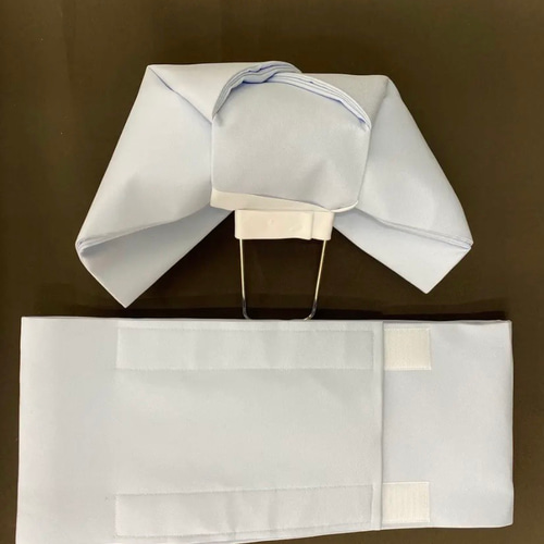 受注生産】色掛下 ブルー & ワンタッチ 作り帯 セット その他オーダー  