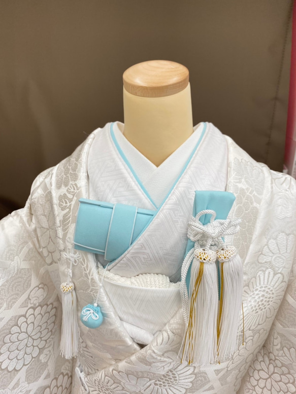 受注生産】花嫁和装 はこせこ かいけん 差込伊達衿【新品 婚礼用/筥迫  