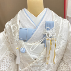 【現品特価】花嫁　　絞り風　鹿の子柄　紫系　色掛下単体 現品限り展示品】特価 花嫁 絞り風 鹿の子柄 紫系 色掛下単体