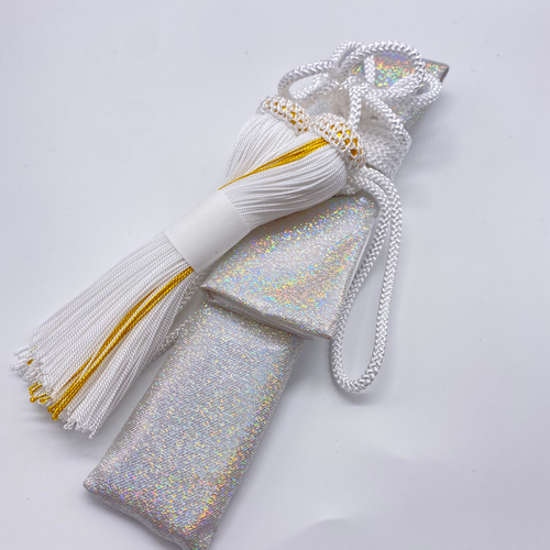 花嫁白無垢色打掛　キラキラ懐剣筥迫9点セット 花嫁和装 はこせこ かいけん【新品 婚礼用/筥迫・懐剣2点セット