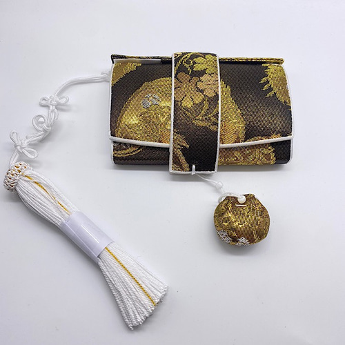 花嫁和装　はこせこ　懐剣　二点セット　白　金 花嫁和装 はこせこ かいけん【新品 婚礼用/筥迫・懐剣2点セット