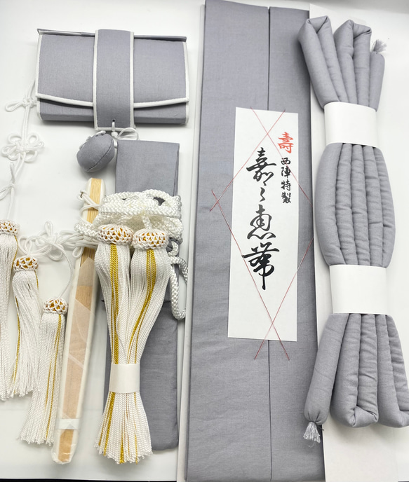 受注生産】婚礼和装小物5点セットグレー系 その他オーダーメイド はこ  
