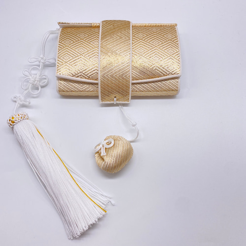 花嫁和装 はこせこ かいけん【新品 婚礼用/筥迫・懐剣2点セット】帯地  