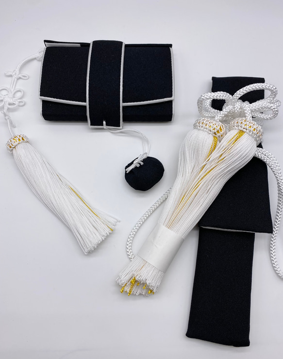 花嫁和装 はこせこ かいけん【婚礼/筥迫・懐剣2点セット】ブラック系  