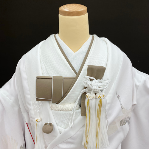 受注生産】花嫁和装 はこせこ かいけん 差込伊達衿【婚礼/3点セット  