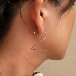（單耳用）PBP-041 14kgf wire pierced earring(deux 2) 第3張的照片