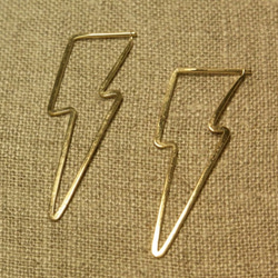 PBP-054 14kgf wire pierced earrings(tonnerre) 第2張的照片