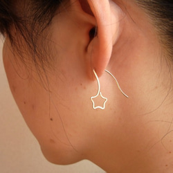 PBP-055 14kgf wire pierced earrings(météore) 第3張的照片