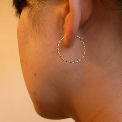 PBP-063 14kgf wire pierced earrings(twist) 第3張的照片